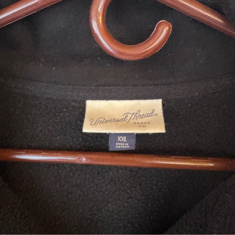 Universal Thread Black Quarter Zip Sweatshirt Siz… - image 3